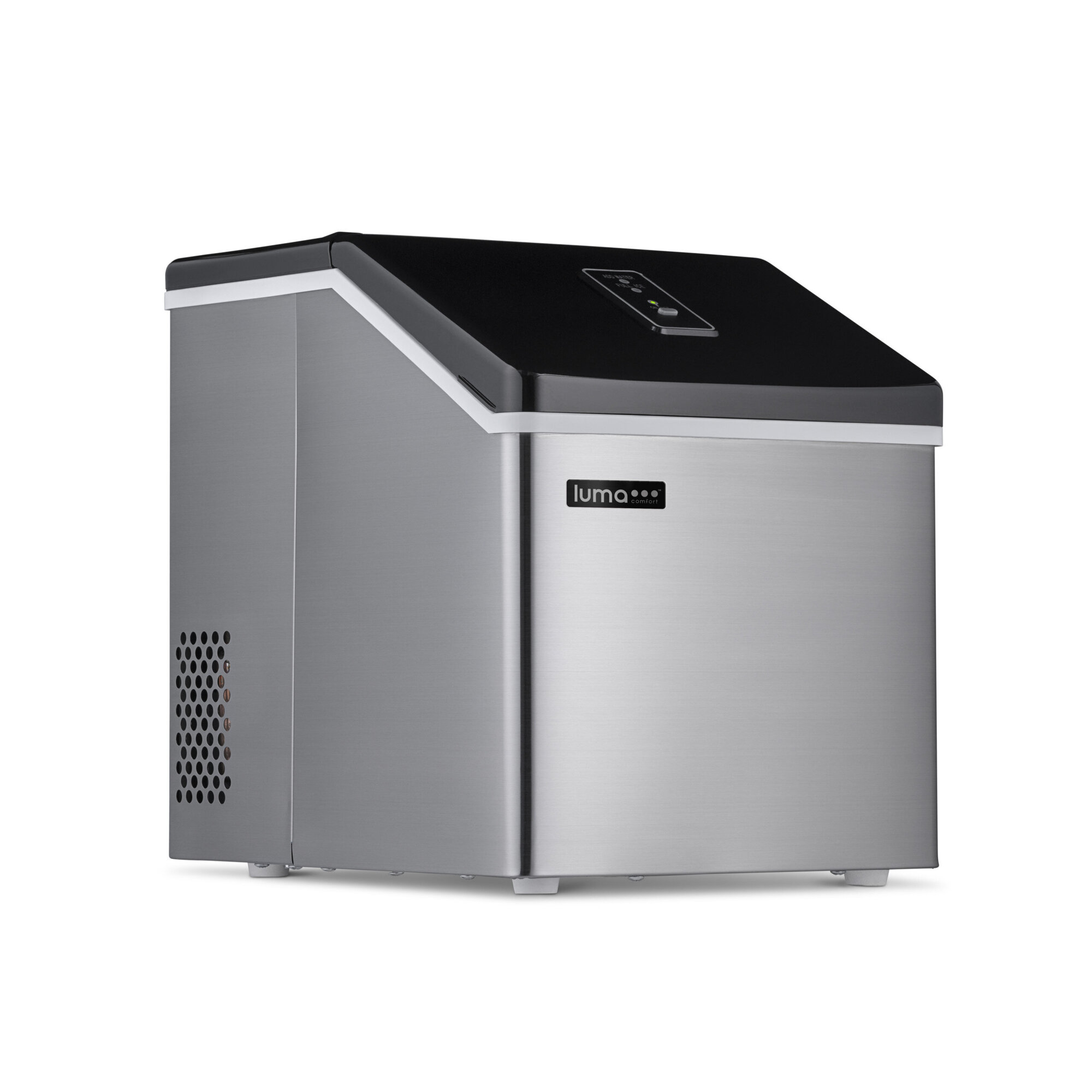 Luma Comfort, 4 Ice Size Countertop Clear Ice Maker, Pounds of Ice Per Day 28 lb, Model# IM200SS